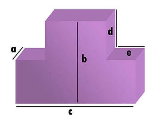Téglatest 2 sarokkivágással