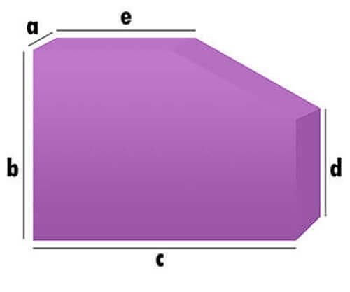 Téglatest ferde sarokvágással