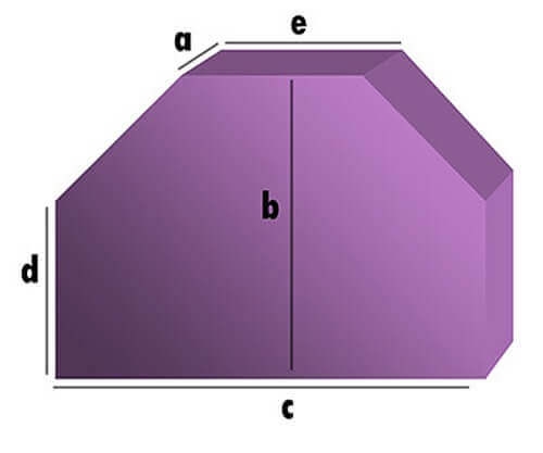 Téglatest 2 ferde sarokvágással