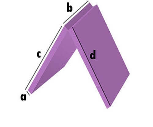 2 részes összehajtható