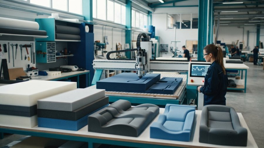 Egyedi habszivacs gyártás 2026-ban: Precíziós CNC technológia és anyagválasztás